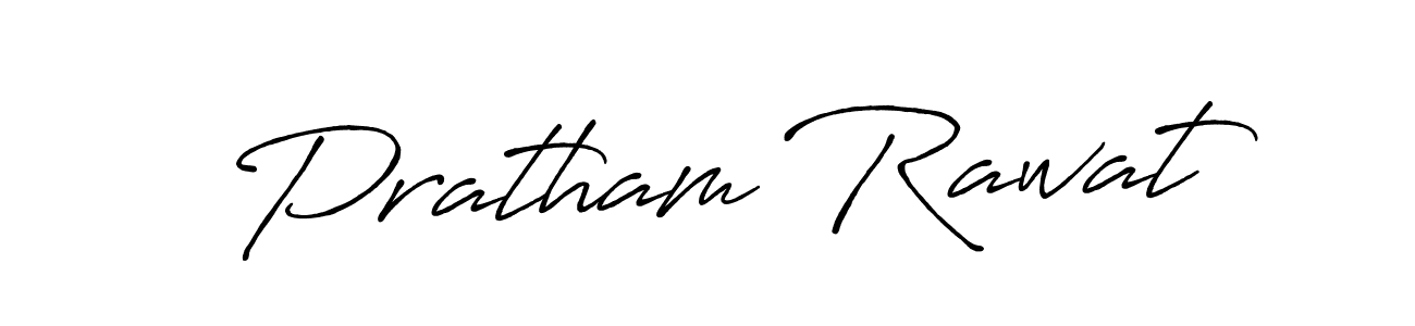 Make a short Pratham Rawat signature style. Manage your documents anywhere anytime using Antro_Vectra_Bolder. Create and add eSignatures, submit forms, share and send files easily. Pratham Rawat signature style 7 images and pictures png