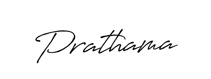 Use a signature maker to create a handwritten signature online. With this signature software, you can design (Antro_Vectra_Bolder) your own signature for name Prathama. Prathama signature style 7 images and pictures png