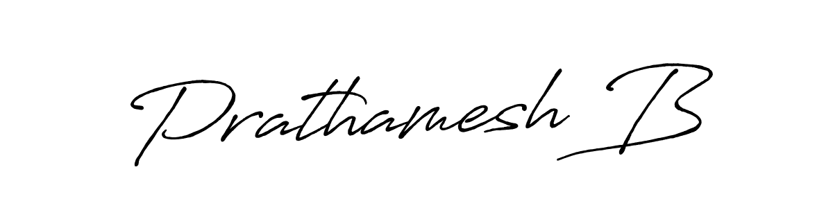 How to make Prathamesh B name signature. Use Antro_Vectra_Bolder style for creating short signs online. This is the latest handwritten sign. Prathamesh B signature style 7 images and pictures png