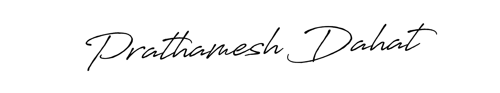 How to make Prathamesh Dahat name signature. Use Antro_Vectra_Bolder style for creating short signs online. This is the latest handwritten sign. Prathamesh Dahat signature style 7 images and pictures png