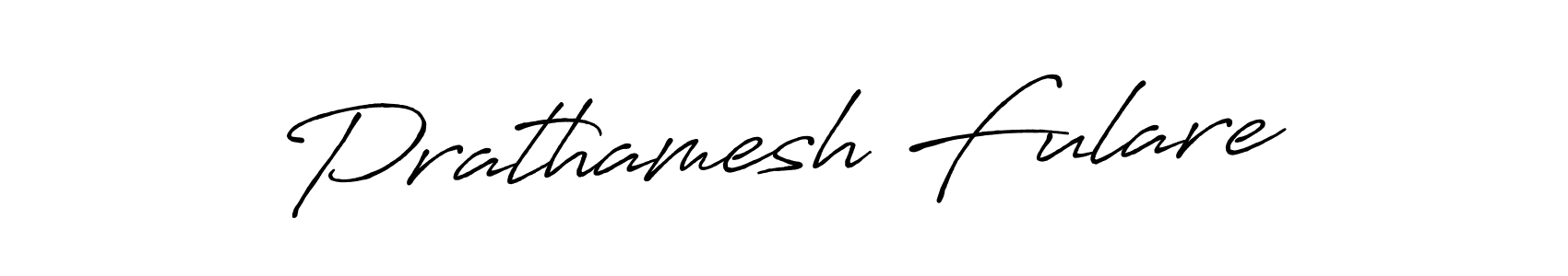 Design your own signature with our free online signature maker. With this signature software, you can create a handwritten (Antro_Vectra_Bolder) signature for name Prathamesh Fulare. Prathamesh Fulare signature style 7 images and pictures png