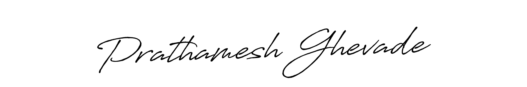 Design your own signature with our free online signature maker. With this signature software, you can create a handwritten (Antro_Vectra_Bolder) signature for name Prathamesh Ghevade. Prathamesh Ghevade signature style 7 images and pictures png