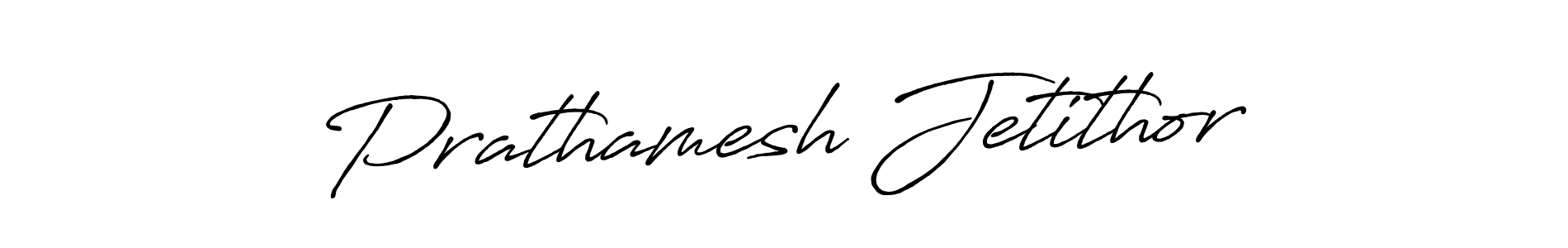 Create a beautiful signature design for name Prathamesh Jetithor. With this signature (Antro_Vectra_Bolder) fonts, you can make a handwritten signature for free. Prathamesh Jetithor signature style 7 images and pictures png