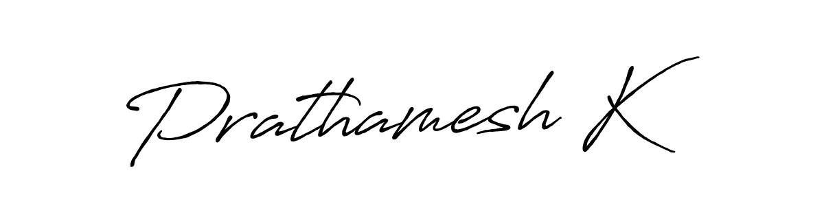 Make a beautiful signature design for name Prathamesh K. With this signature (Antro_Vectra_Bolder) style, you can create a handwritten signature for free. Prathamesh K signature style 7 images and pictures png