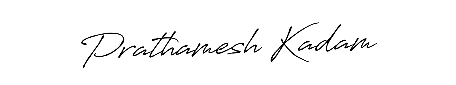 Design your own signature with our free online signature maker. With this signature software, you can create a handwritten (Antro_Vectra_Bolder) signature for name Prathamesh Kadam. Prathamesh Kadam signature style 7 images and pictures png