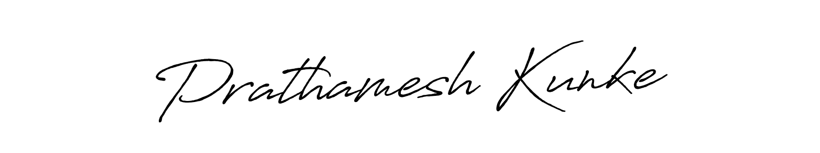 It looks lik you need a new signature style for name Prathamesh Kunke. Design unique handwritten (Antro_Vectra_Bolder) signature with our free signature maker in just a few clicks. Prathamesh Kunke signature style 7 images and pictures png