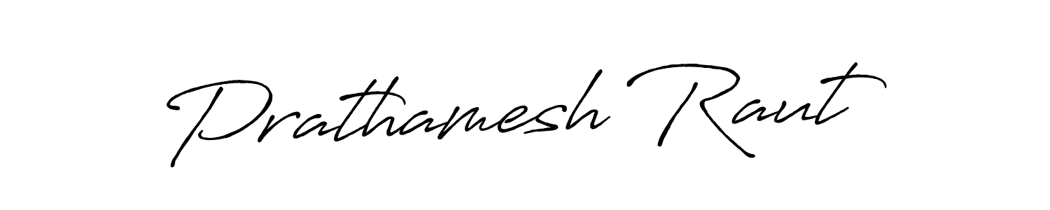 Use a signature maker to create a handwritten signature online. With this signature software, you can design (Antro_Vectra_Bolder) your own signature for name Prathamesh Raut. Prathamesh Raut signature style 7 images and pictures png