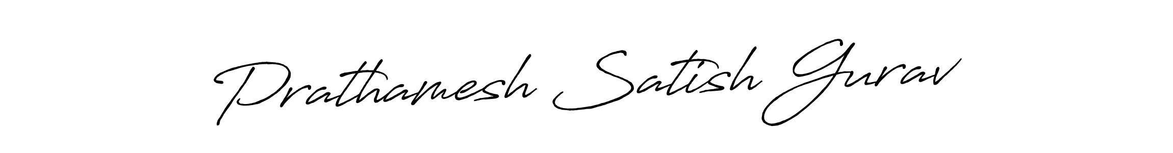 Use a signature maker to create a handwritten signature online. With this signature software, you can design (Antro_Vectra_Bolder) your own signature for name Prathamesh Satish Gurav. Prathamesh Satish Gurav signature style 7 images and pictures png