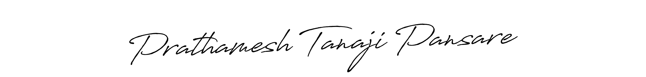 Design your own signature with our free online signature maker. With this signature software, you can create a handwritten (Antro_Vectra_Bolder) signature for name Prathamesh Tanaji Pansare. Prathamesh Tanaji Pansare signature style 7 images and pictures png