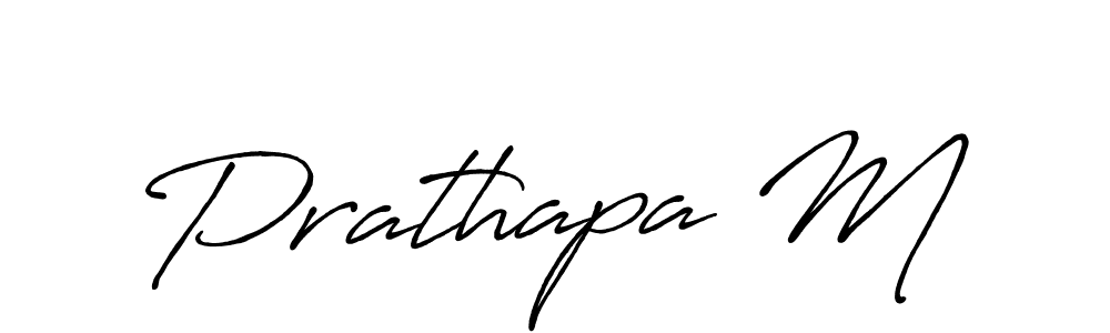 The best way (Antro_Vectra_Bolder) to make a short signature is to pick only two or three words in your name. The name Prathapa M include a total of six letters. For converting this name. Prathapa M signature style 7 images and pictures png