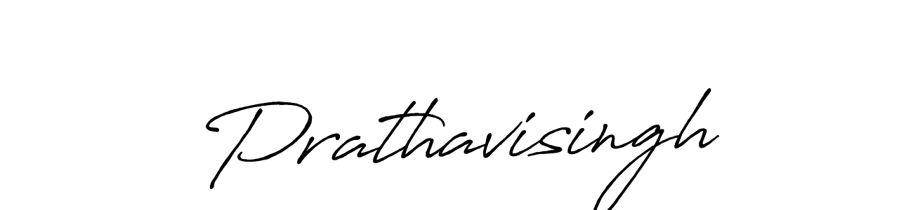 Design your own signature with our free online signature maker. With this signature software, you can create a handwritten (Antro_Vectra_Bolder) signature for name Prathavisingh. Prathavisingh signature style 7 images and pictures png