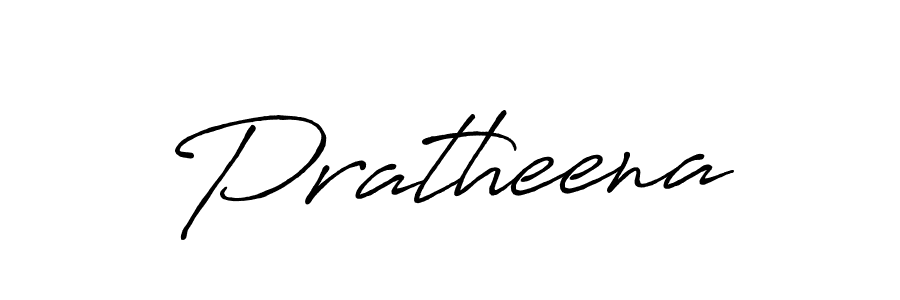 How to make Pratheena signature? Antro_Vectra_Bolder is a professional autograph style. Create handwritten signature for Pratheena name. Pratheena signature style 7 images and pictures png