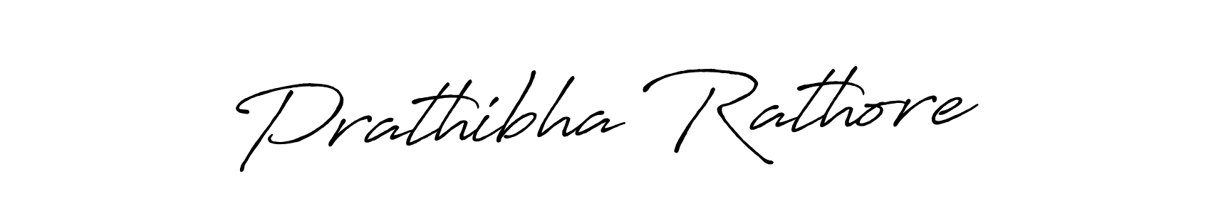 Design your own signature with our free online signature maker. With this signature software, you can create a handwritten (Antro_Vectra_Bolder) signature for name Prathibha Rathore. Prathibha Rathore signature style 7 images and pictures png