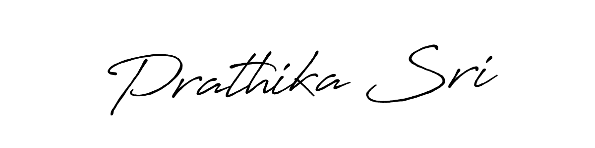 Use a signature maker to create a handwritten signature online. With this signature software, you can design (Antro_Vectra_Bolder) your own signature for name Prathika Sri. Prathika Sri signature style 7 images and pictures png