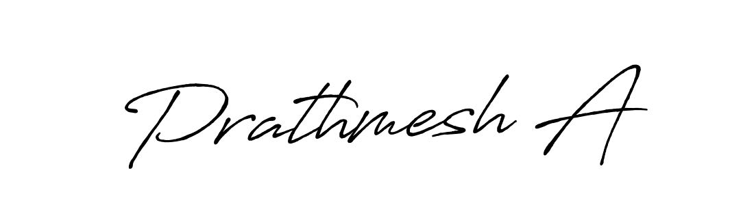 Design your own signature with our free online signature maker. With this signature software, you can create a handwritten (Antro_Vectra_Bolder) signature for name Prathmesh A. Prathmesh A signature style 7 images and pictures png