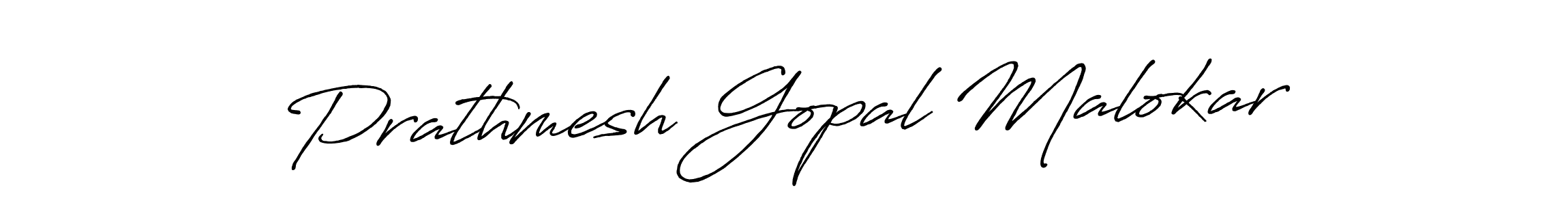 Also we have Prathmesh Gopal Malokar name is the best signature style. Create professional handwritten signature collection using Antro_Vectra_Bolder autograph style. Prathmesh Gopal Malokar signature style 7 images and pictures png