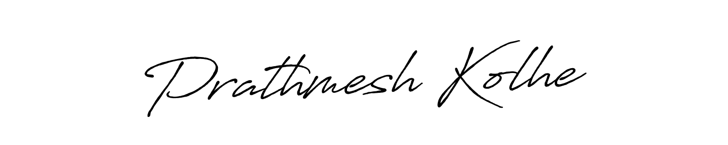 Design your own signature with our free online signature maker. With this signature software, you can create a handwritten (Antro_Vectra_Bolder) signature for name Prathmesh Kolhe. Prathmesh Kolhe signature style 7 images and pictures png