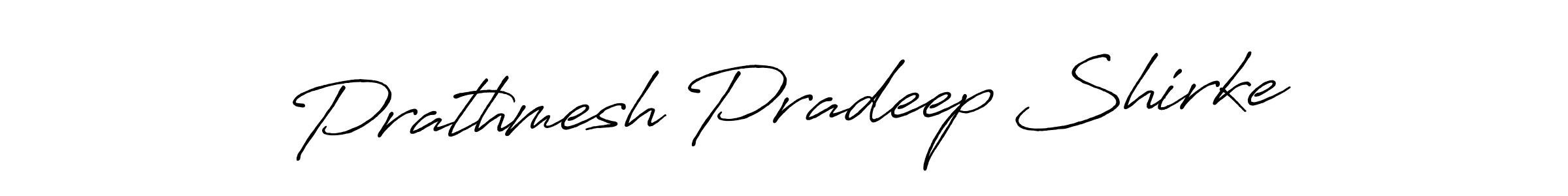Create a beautiful signature design for name Prathmesh Pradeep Shirke. With this signature (Antro_Vectra_Bolder) fonts, you can make a handwritten signature for free. Prathmesh Pradeep Shirke signature style 7 images and pictures png