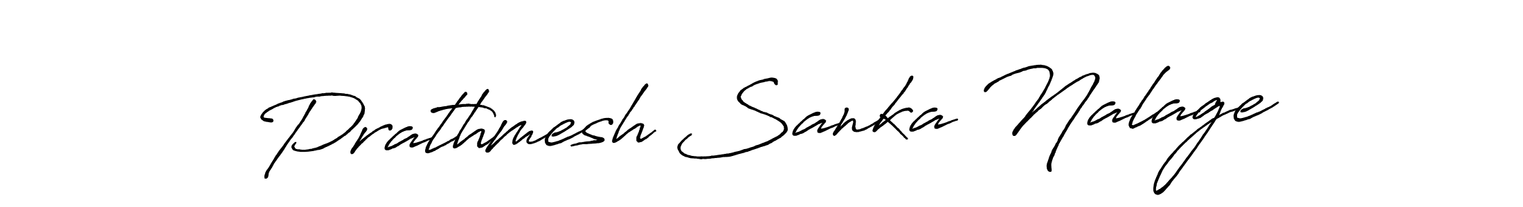 This is the best signature style for the Prathmesh Sanka Nalage name. Also you like these signature font (Antro_Vectra_Bolder). Mix name signature. Prathmesh Sanka Nalage signature style 7 images and pictures png