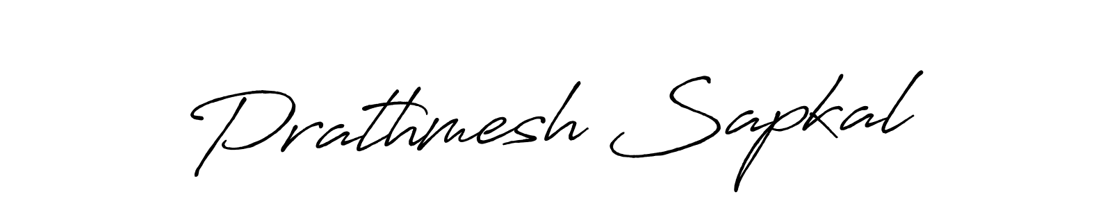 Antro_Vectra_Bolder is a professional signature style that is perfect for those who want to add a touch of class to their signature. It is also a great choice for those who want to make their signature more unique. Get Prathmesh Sapkal name to fancy signature for free. Prathmesh Sapkal signature style 7 images and pictures png