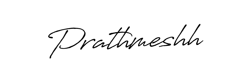 Make a beautiful signature design for name Prathmeshh. With this signature (Antro_Vectra_Bolder) style, you can create a handwritten signature for free. Prathmeshh signature style 7 images and pictures png