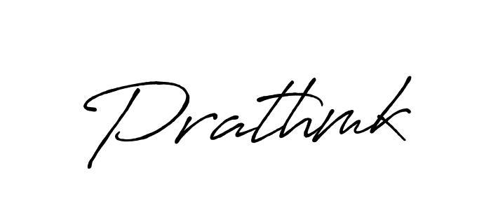Design your own signature with our free online signature maker. With this signature software, you can create a handwritten (Antro_Vectra_Bolder) signature for name Prathmk. Prathmk signature style 7 images and pictures png