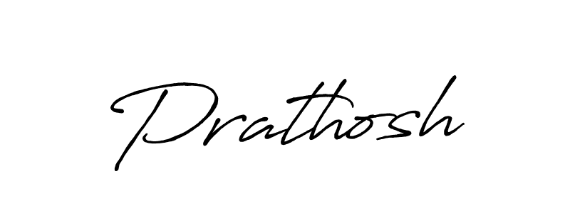 Also we have Prathosh name is the best signature style. Create professional handwritten signature collection using Antro_Vectra_Bolder autograph style. Prathosh signature style 7 images and pictures png