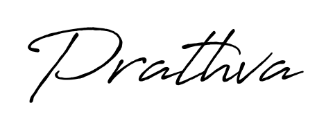 Get inspired by this graceful Antro_Vectra_Bolder signature style for name Prathva. Smooth loops and balanced proportions for everyday use. Prathva signature style 7 images and pictures png