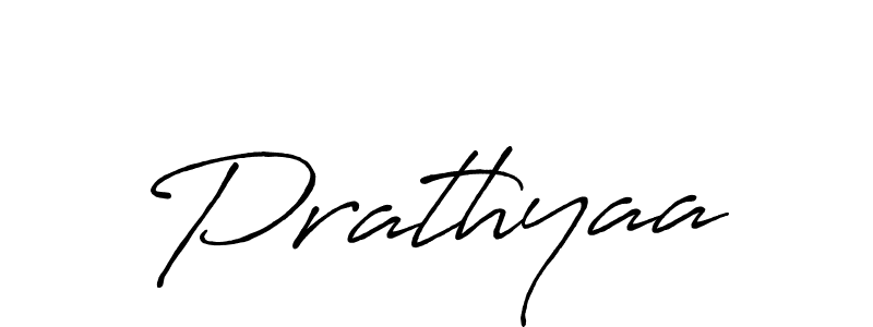 Prathyaa stylish signature style. Best Handwritten Sign (Antro_Vectra_Bolder) for my name. Handwritten Signature Collection Ideas for my name Prathyaa. Prathyaa signature style 7 images and pictures png