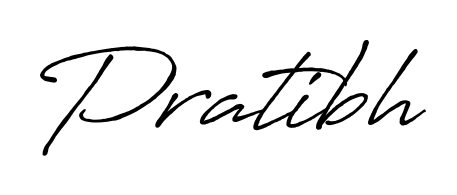 Discover the perfect balance of readability and style for Pratibh with Antro_Vectra_Bolder font. Create your dream signature today. Pratibh signature style 7 images and pictures png