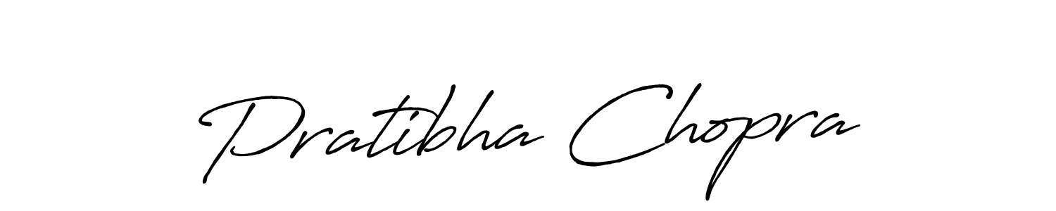 Similarly Antro_Vectra_Bolder is the best handwritten signature design. Signature creator online .You can use it as an online autograph creator for name Pratibha Chopra. Pratibha Chopra signature style 7 images and pictures png