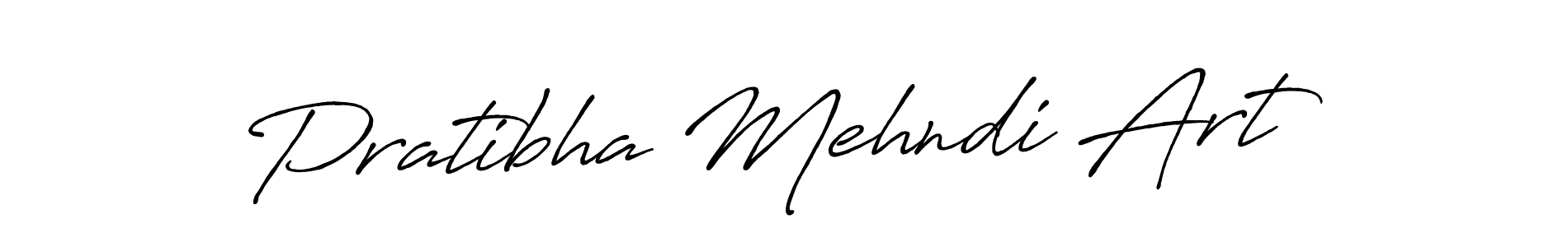 Make a short Pratibha Mehndi Art signature style. Manage your documents anywhere anytime using Antro_Vectra_Bolder. Create and add eSignatures, submit forms, share and send files easily. Pratibha Mehndi Art signature style 7 images and pictures png
