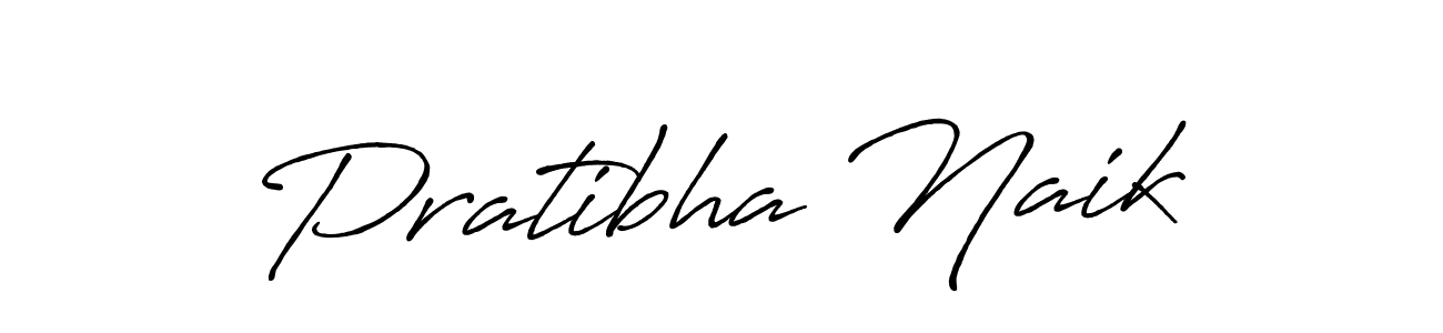 Design your own signature with our free online signature maker. With this signature software, you can create a handwritten (Antro_Vectra_Bolder) signature for name Pratibha Naik. Pratibha Naik signature style 7 images and pictures png