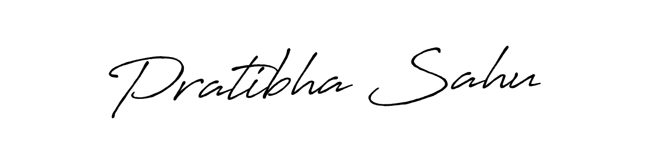 Create a beautiful signature design for name Pratibha Sahu. With this signature (Antro_Vectra_Bolder) fonts, you can make a handwritten signature for free. Pratibha Sahu signature style 7 images and pictures png