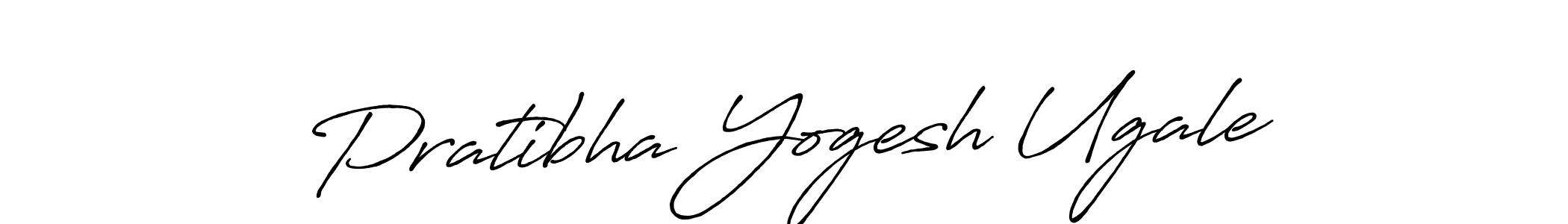 Design your own signature with our free online signature maker. With this signature software, you can create a handwritten (Antro_Vectra_Bolder) signature for name Pratibha Yogesh Ugale. Pratibha Yogesh Ugale signature style 7 images and pictures png