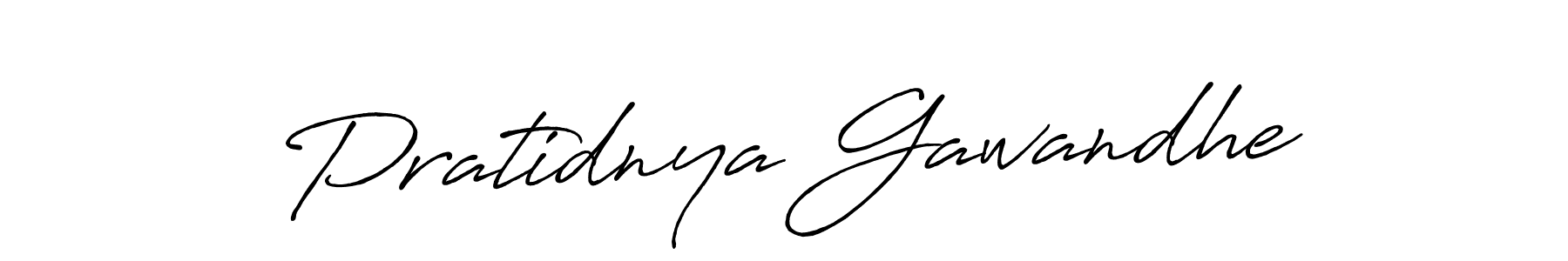 Make a short Pratidnya Gawandhe signature style. Manage your documents anywhere anytime using Antro_Vectra_Bolder. Create and add eSignatures, submit forms, share and send files easily. Pratidnya Gawandhe signature style 7 images and pictures png