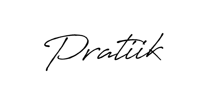 Use a signature maker to create a handwritten signature online. With this signature software, you can design (Antro_Vectra_Bolder) your own signature for name Pratiik. Pratiik signature style 7 images and pictures png