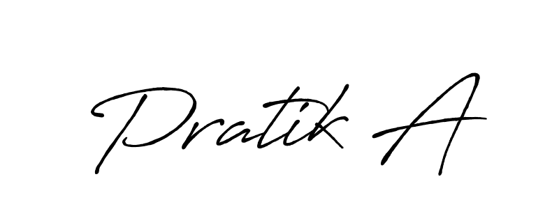 if you are searching for the best signature style for your name Pratik A. so please give up your signature search. here we have designed multiple signature styles  using Antro_Vectra_Bolder. Pratik A signature style 7 images and pictures png