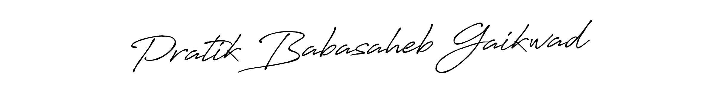 It looks lik you need a new signature style for name Pratik Babasaheb Gaikwad. Design unique handwritten (Antro_Vectra_Bolder) signature with our free signature maker in just a few clicks. Pratik Babasaheb Gaikwad signature style 7 images and pictures png