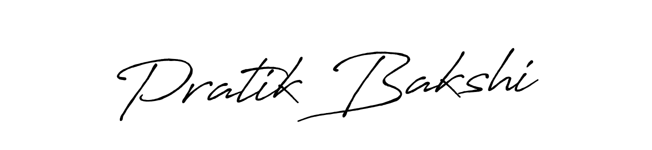 Use a signature maker to create a handwritten signature online. With this signature software, you can design (Antro_Vectra_Bolder) your own signature for name Pratik Bakshi. Pratik Bakshi signature style 7 images and pictures png
