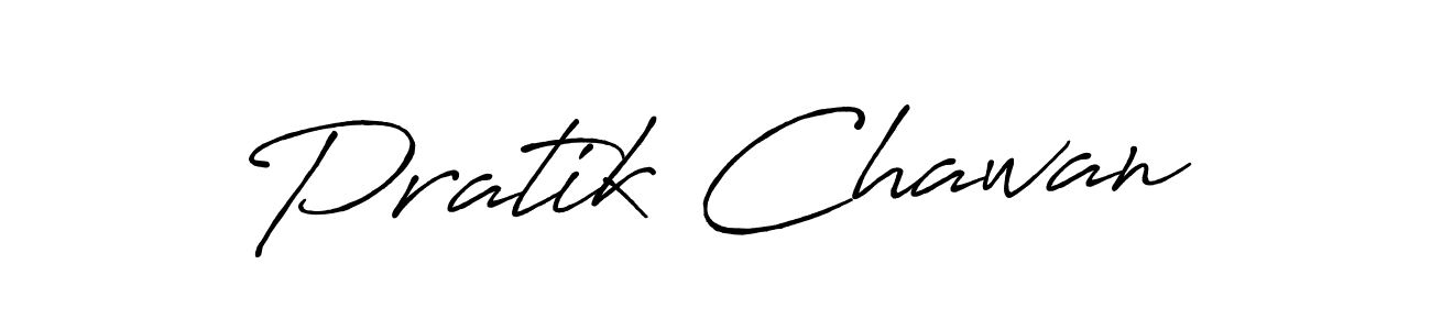 Use a signature maker to create a handwritten signature online. With this signature software, you can design (Antro_Vectra_Bolder) your own signature for name Pratik Chawan. Pratik Chawan signature style 7 images and pictures png