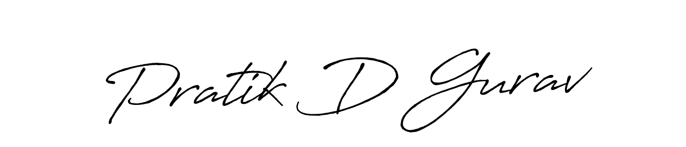 if you are searching for the best signature style for your name Pratik D Gurav. so please give up your signature search. here we have designed multiple signature styles  using Antro_Vectra_Bolder. Pratik D Gurav signature style 7 images and pictures png