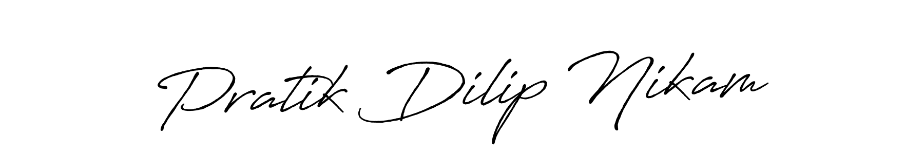 Make a beautiful signature design for name Pratik Dilip Nikam. Use this online signature maker to create a handwritten signature for free. Pratik Dilip Nikam signature style 7 images and pictures png