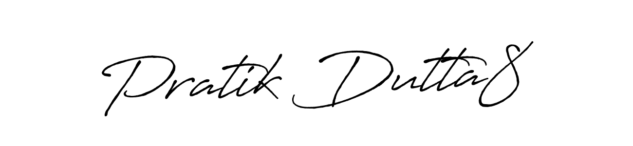 The best way (Antro_Vectra_Bolder) to make a short signature is to pick only two or three words in your name. The name Pratik Dutta8 include a total of six letters. For converting this name. Pratik Dutta8 signature style 7 images and pictures png