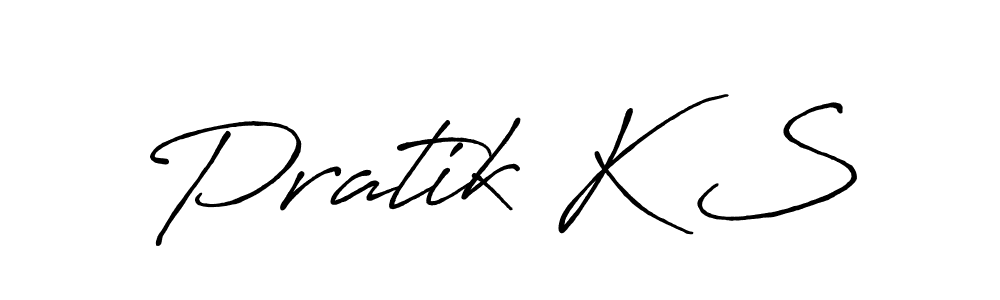 if you are searching for the best signature style for your name Pratik K S. so please give up your signature search. here we have designed multiple signature styles  using Antro_Vectra_Bolder. Pratik K S signature style 7 images and pictures png