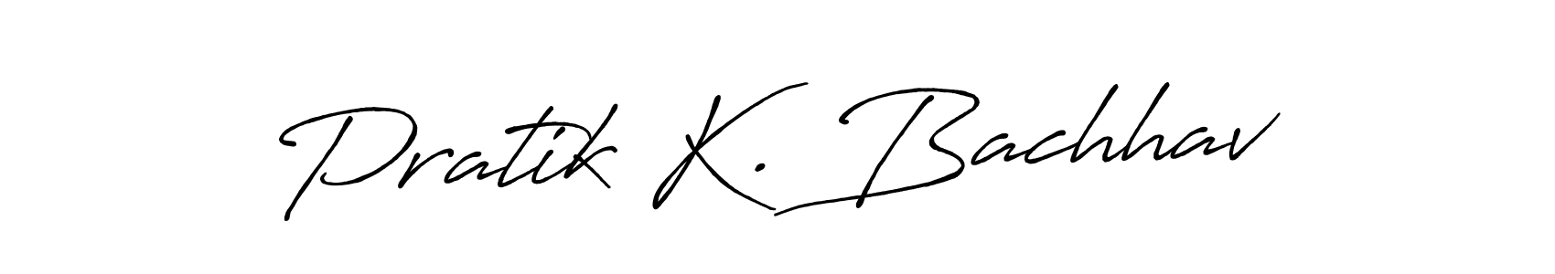 Make a beautiful signature design for name Pratik K. Bachhav. Use this online signature maker to create a handwritten signature for free. Pratik K. Bachhav signature style 7 images and pictures png