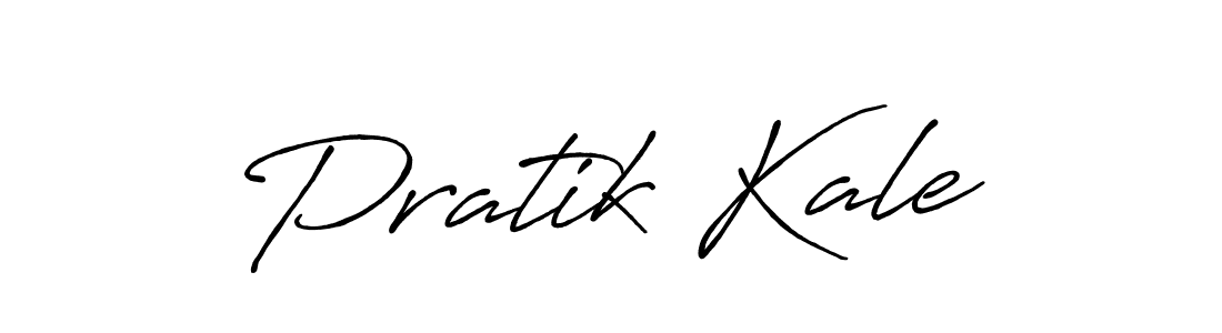 Make a beautiful signature design for name Pratik Kale. With this signature (Antro_Vectra_Bolder) style, you can create a handwritten signature for free. Pratik Kale signature style 7 images and pictures png