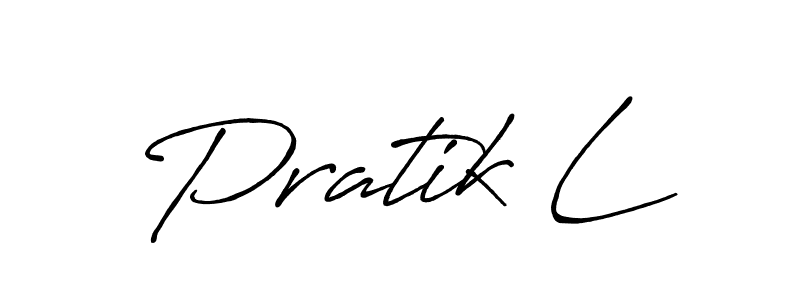 Once you've used our free online signature maker to create your best signature Antro_Vectra_Bolder style, it's time to enjoy all of the benefits that Pratik L name signing documents. Pratik L signature style 7 images and pictures png