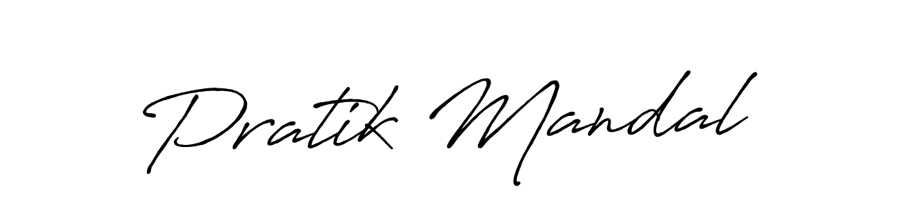 Similarly Antro_Vectra_Bolder is the best handwritten signature design. Signature creator online .You can use it as an online autograph creator for name Pratik Mandal. Pratik Mandal signature style 7 images and pictures png