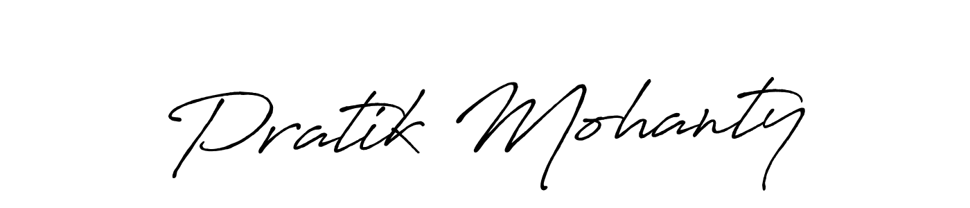 The best way (Antro_Vectra_Bolder) to make a short signature is to pick only two or three words in your name. The name Pratik Mohanty include a total of six letters. For converting this name. Pratik Mohanty signature style 7 images and pictures png